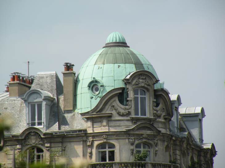  dôme vert d'immeuble, bd Pasteur
